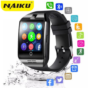 Bluetooth Smart Watch men Q18 With Camera For IOS Android